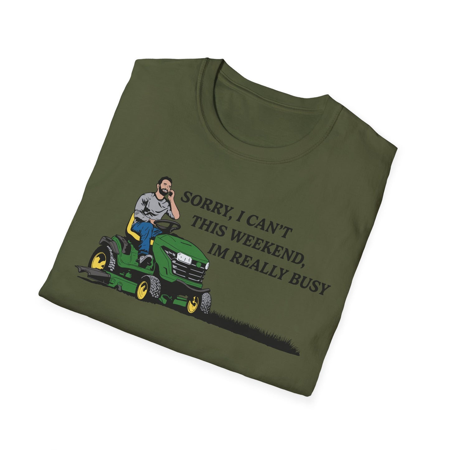 "I'm Really Busy..." Lawn & Landscape Unisex Tee