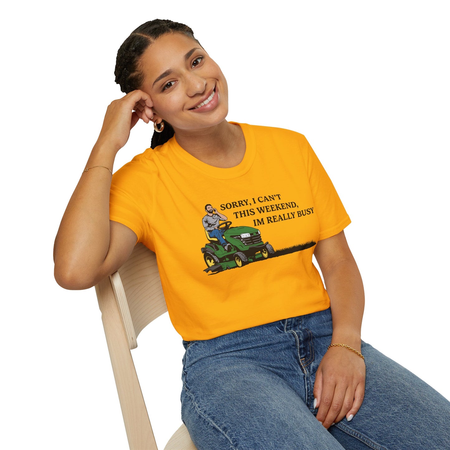 "I'm Really Busy..." Lawn & Landscape Unisex Tee