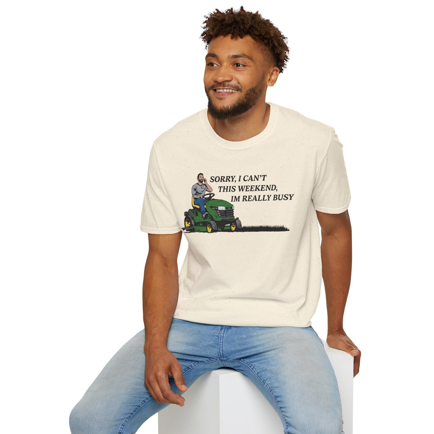 "I'm Really Busy..." Lawn & Landscape Unisex Tee