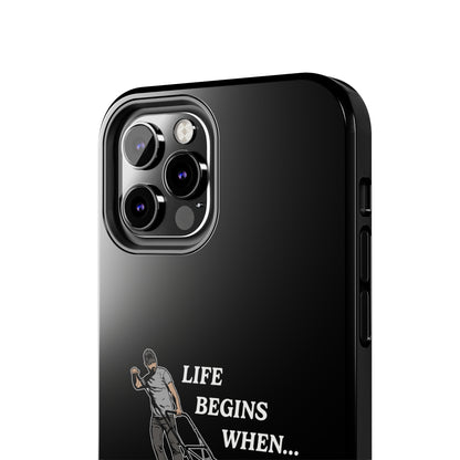 "Life Begins When The Season Starts" iPhone Case