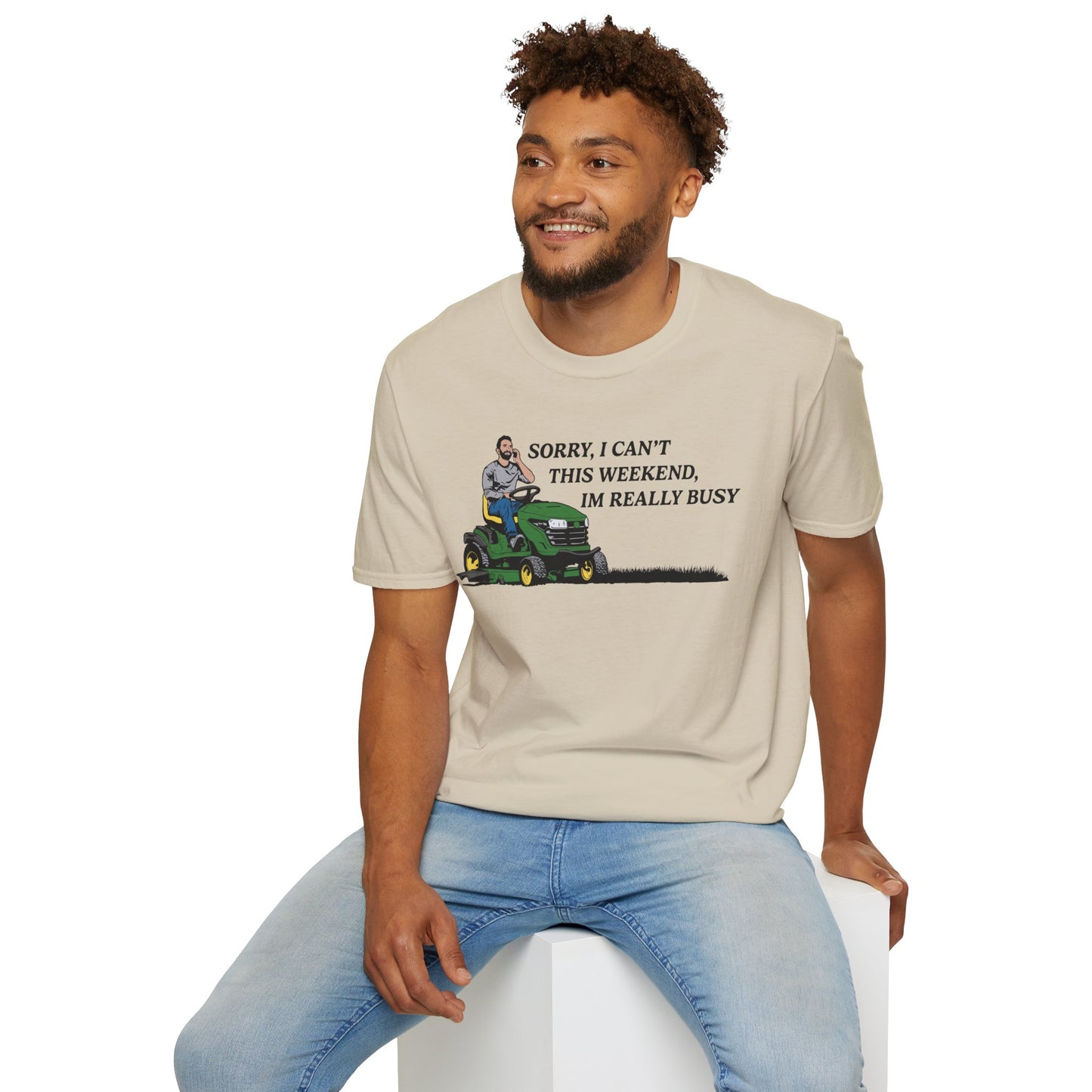 "I'm Really Busy..." Lawn & Landscape Unisex Tee