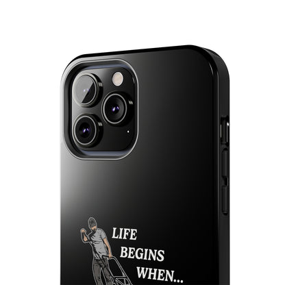 "Life Begins When The Season Starts" iPhone Case