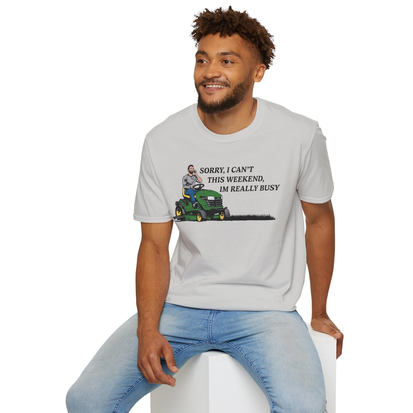 "I'm Really Busy..." Lawn & Landscape Unisex Tee