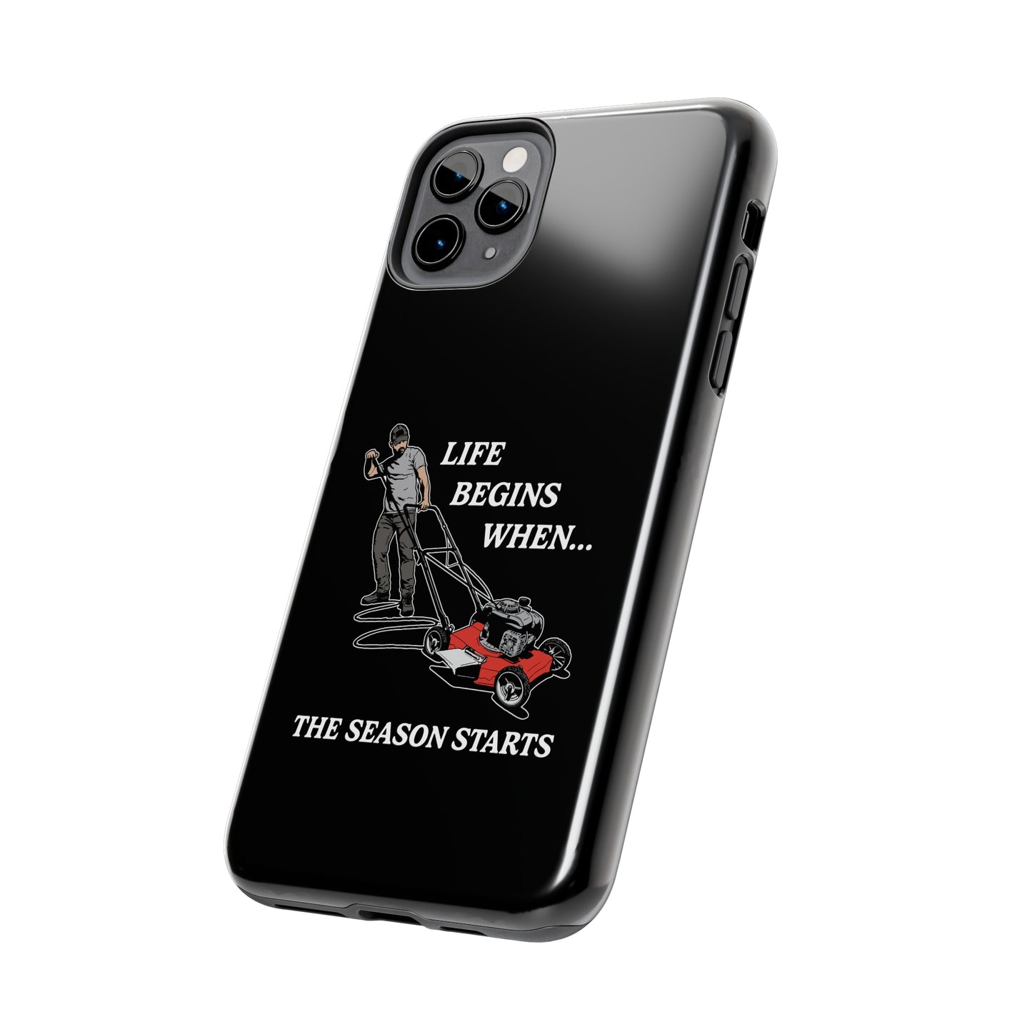 "Life Begins When The Season Starts" iPhone Case