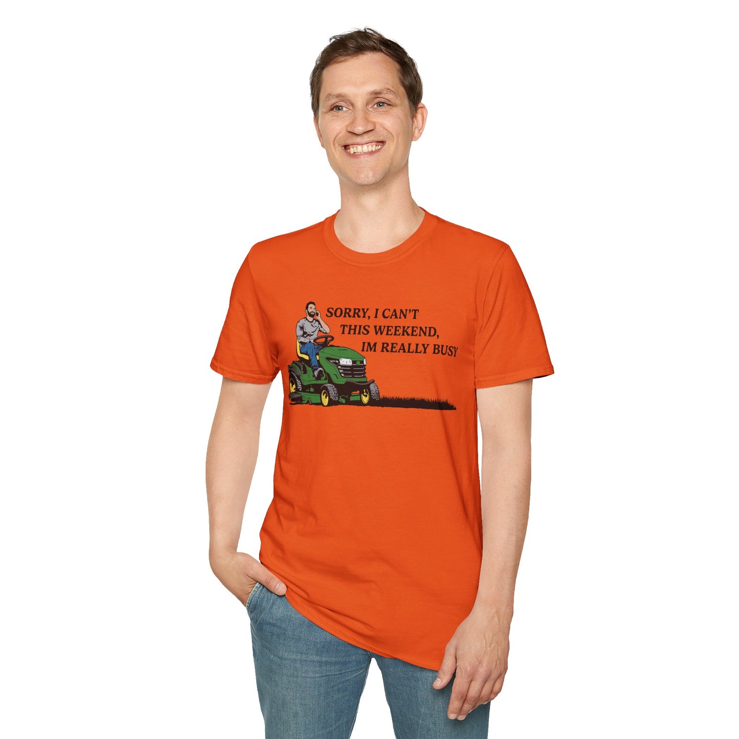 "I'm Really Busy..." Lawn & Landscape Unisex Tee