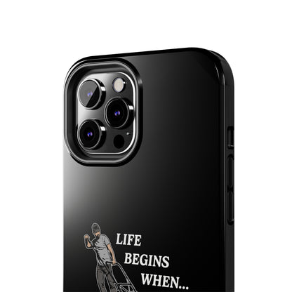 "Life Begins When The Season Starts" iPhone Case