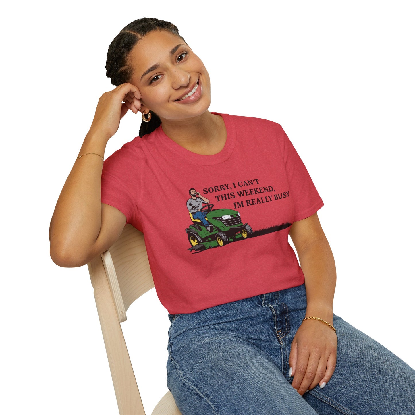 "I'm Really Busy..." Lawn & Landscape Unisex Tee