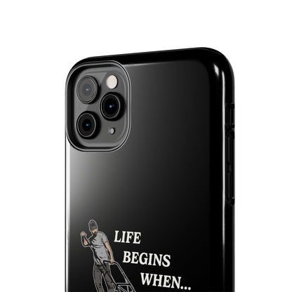 "Life Begins When The Season Starts" iPhone Case