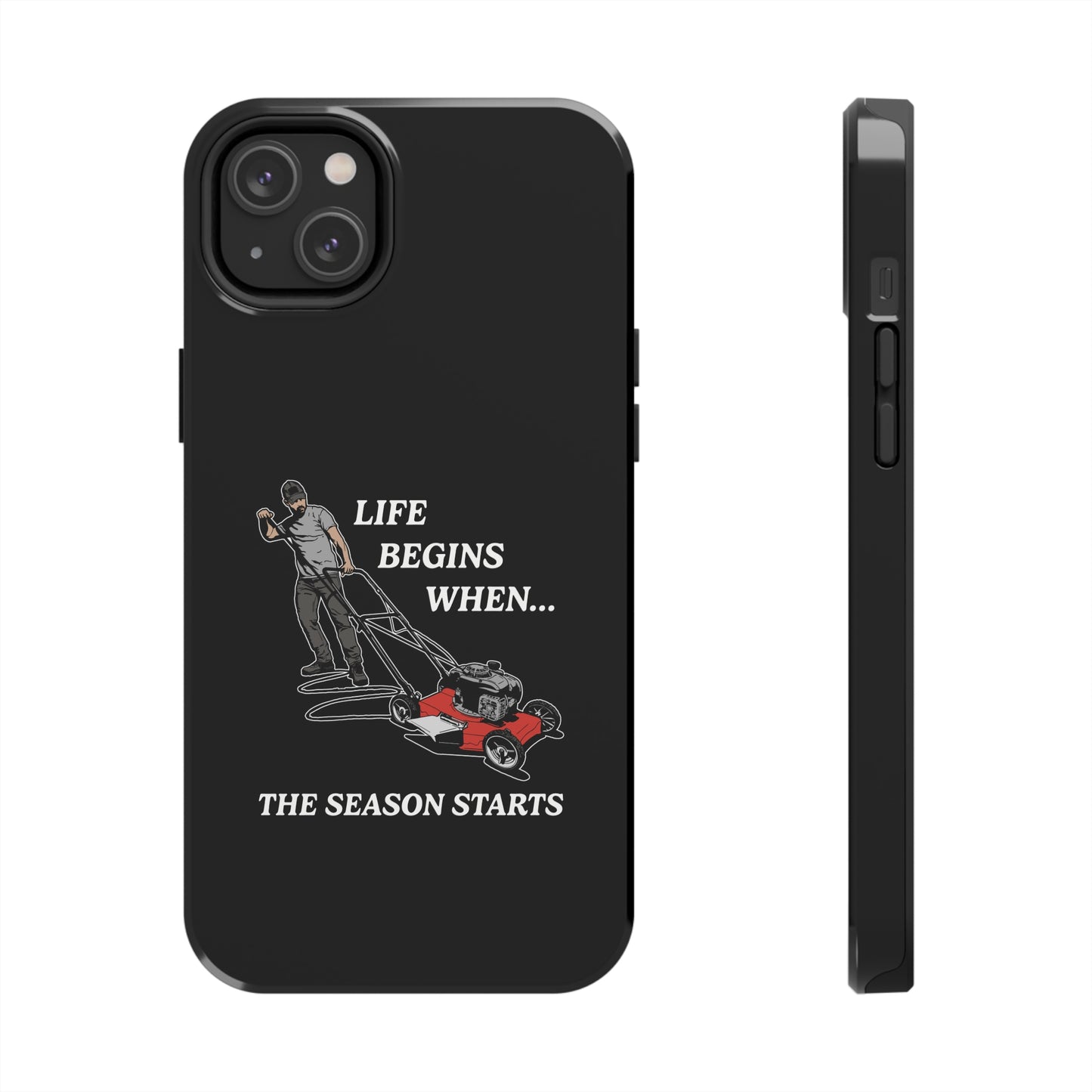 "Life Begins When The Season Starts" iPhone Case