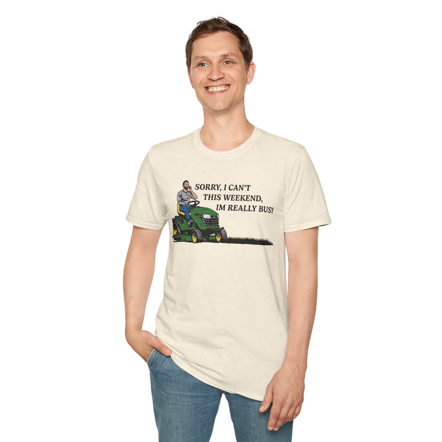 "I'm Really Busy..." Lawn & Landscape Unisex Tee