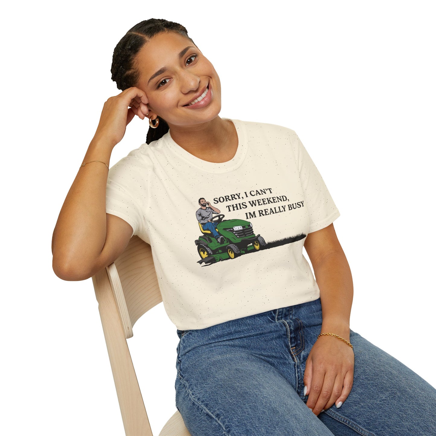 "I'm Really Busy..." Lawn & Landscape Unisex Tee