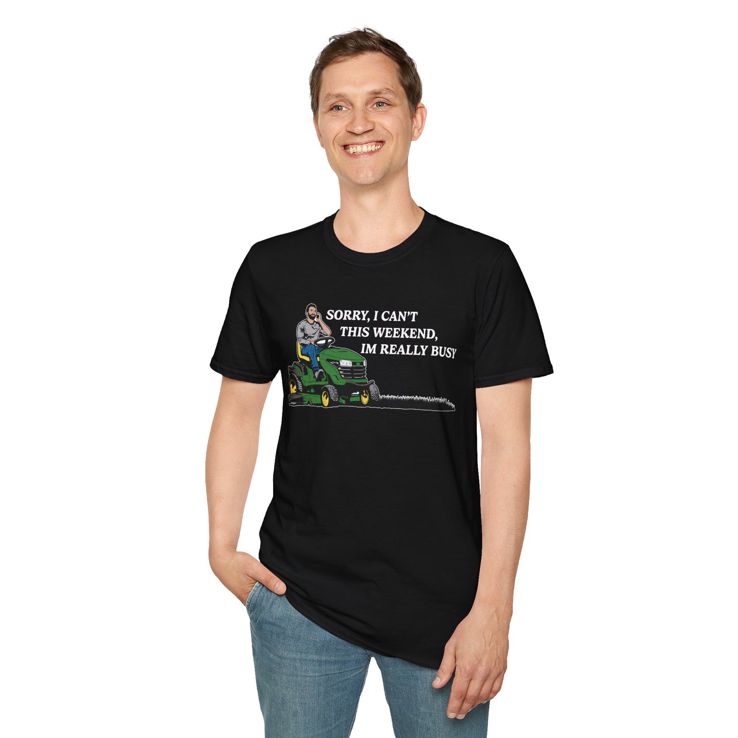 "I'm Really Busy..." Lawn & Landscape Unisex Tee