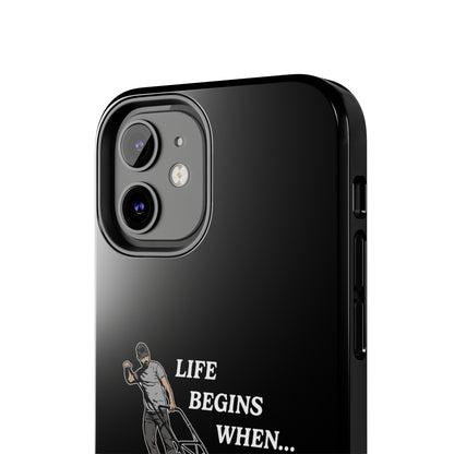 "Life Begins When The Season Starts" iPhone Case