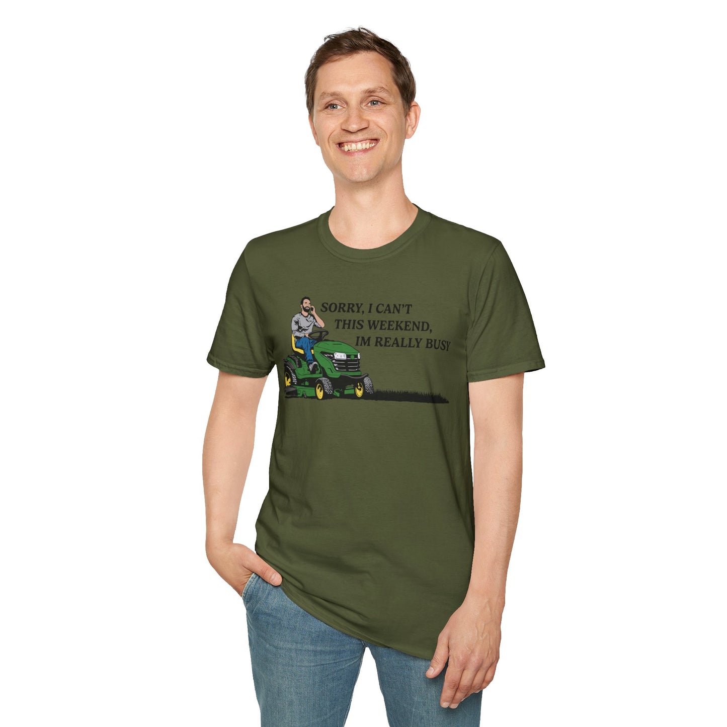 "I'm Really Busy..." Lawn & Landscape Unisex Tee