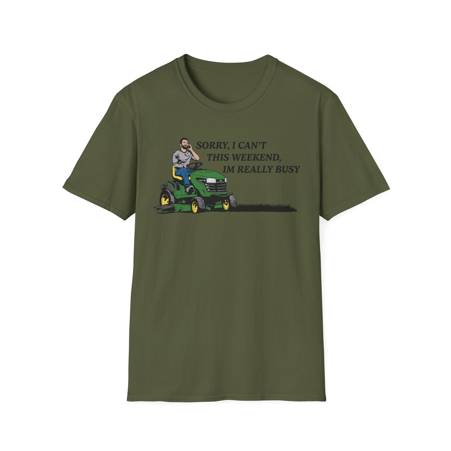 "I'm Really Busy..." Lawn & Landscape Unisex Tee