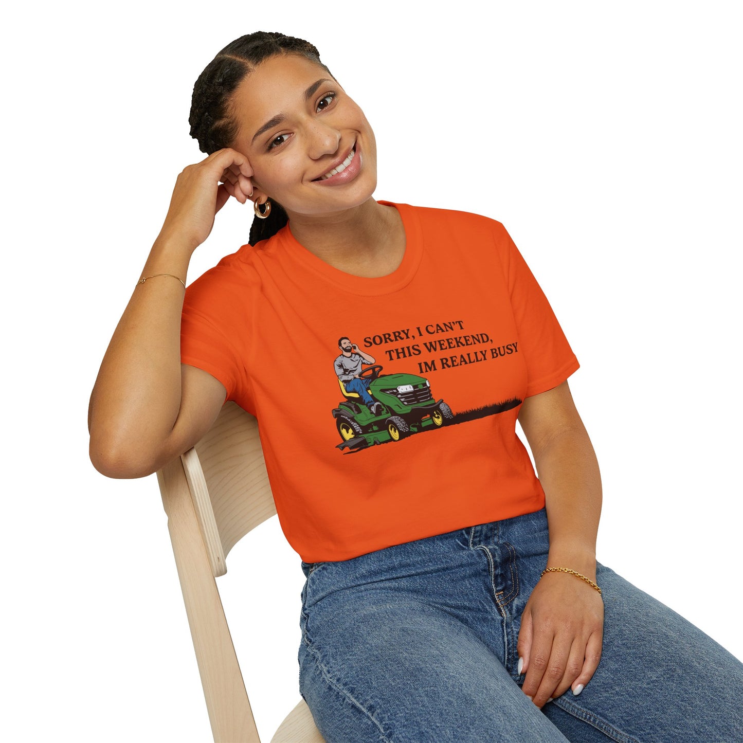 "I'm Really Busy..." Lawn & Landscape Unisex Tee