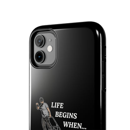 "Life Begins When The Season Starts" iPhone Case