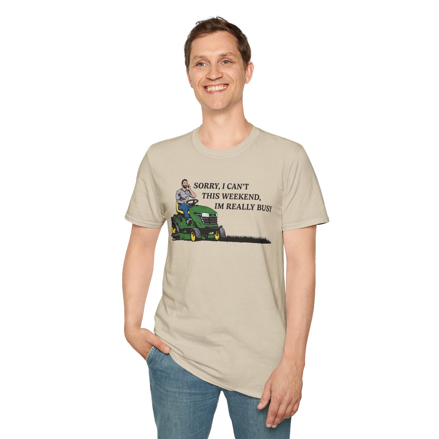 "I'm Really Busy..." Lawn & Landscape Unisex Tee