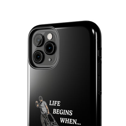 "Life Begins When The Season Starts" iPhone Case