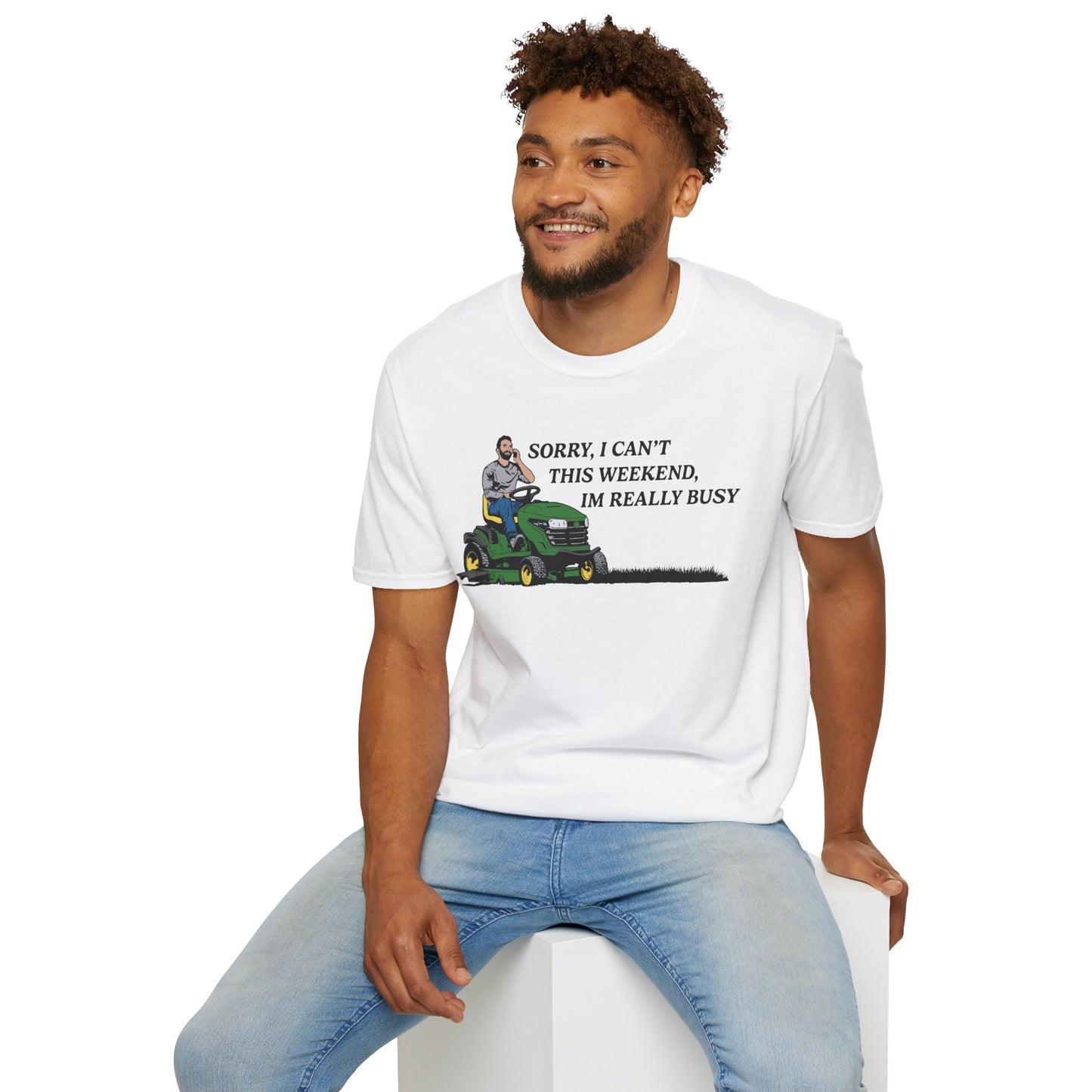 "I'm Really Busy..." Lawn & Landscape Unisex Tee