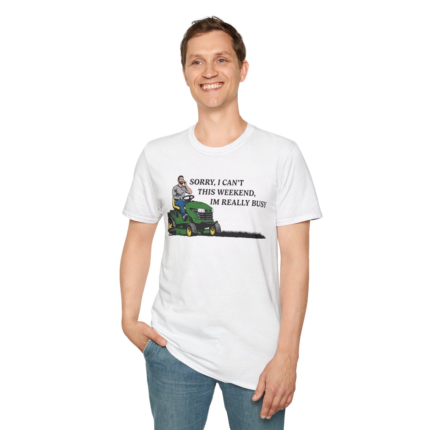 "I'm Really Busy..." Lawn & Landscape Unisex Tee