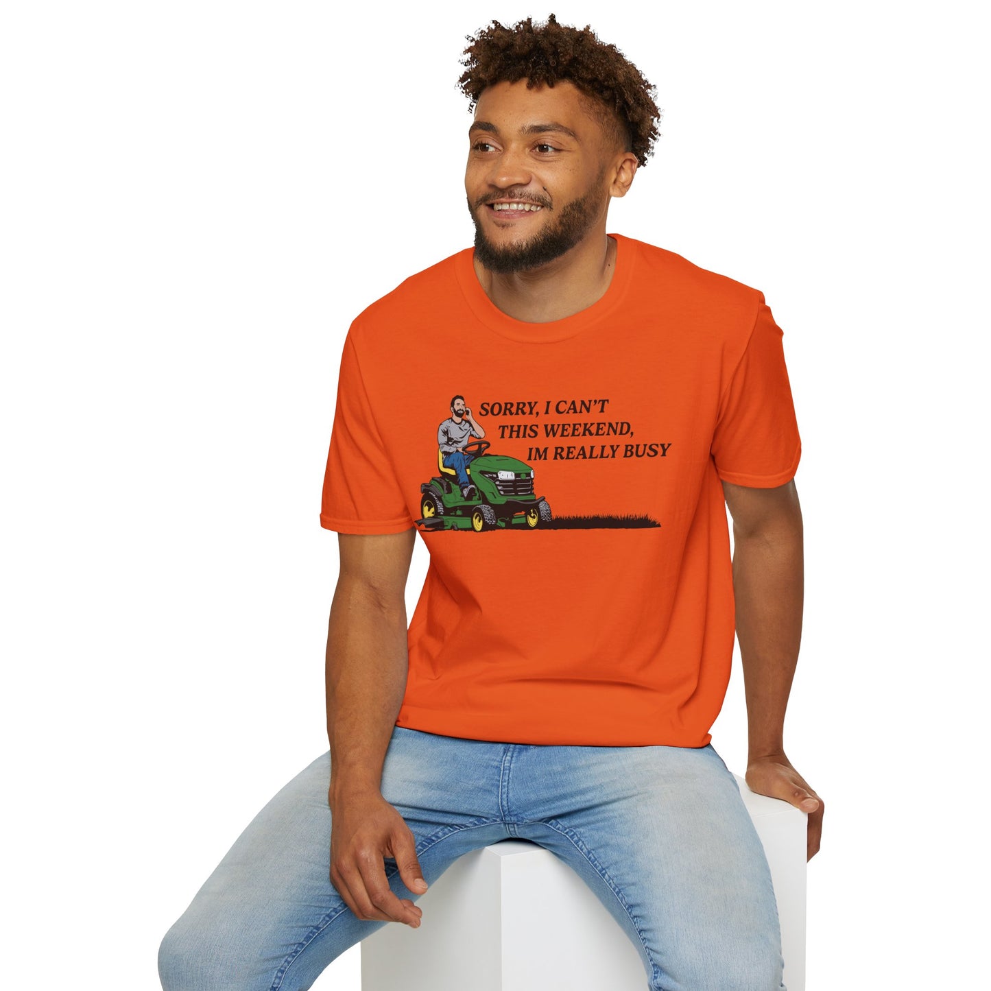 "I'm Really Busy..." Lawn & Landscape Unisex Tee